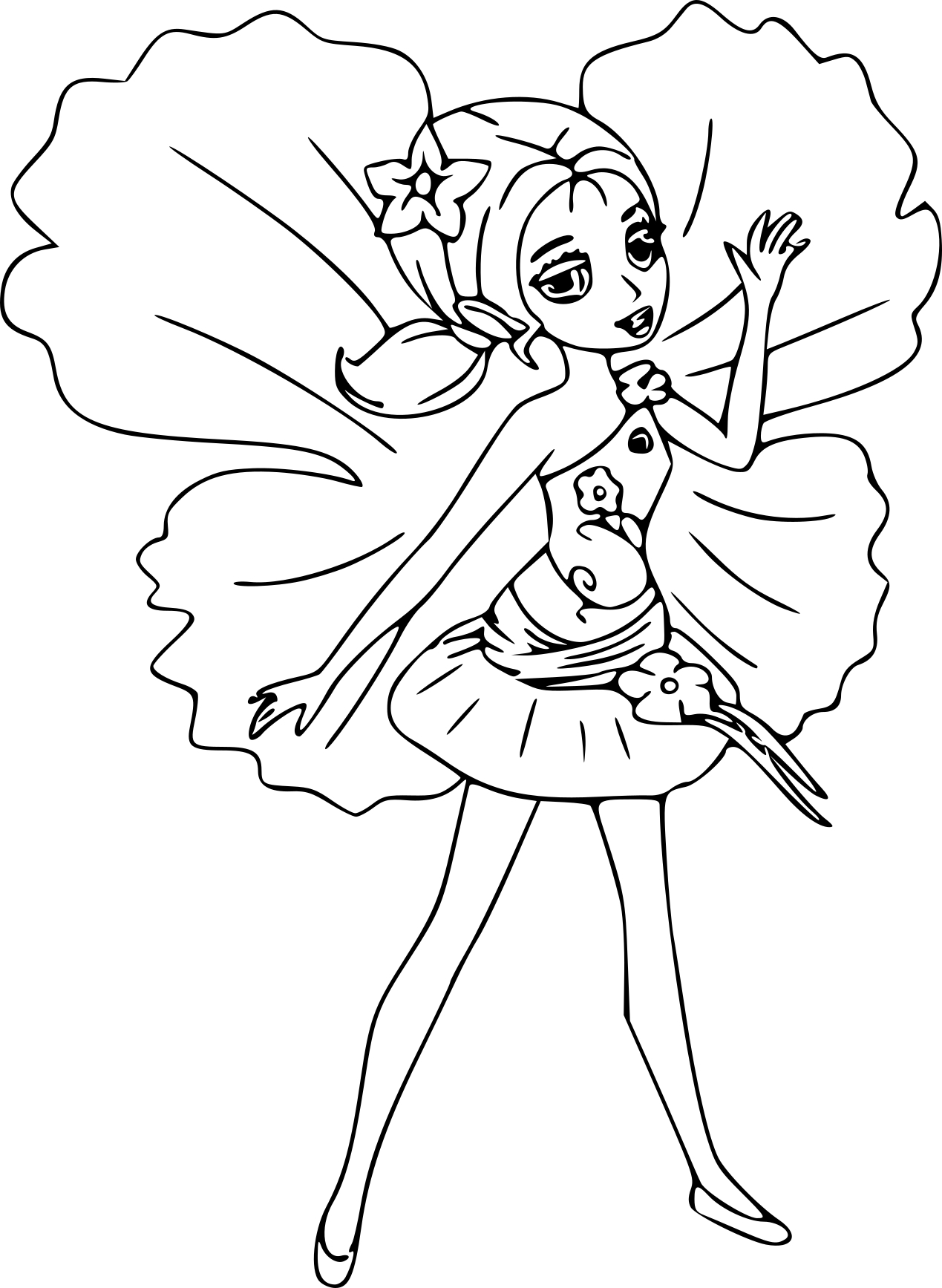 Coloriage Barbie Chrysella À Imprimer tout Coloriage Shopkins Dessin À Imprimer