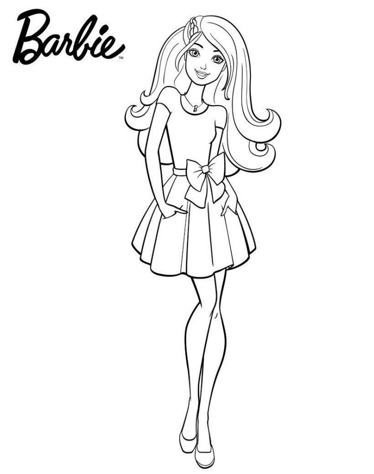 Coloriage Barbie Maman - Jobstips À Dessin De Barbie serapportantà Coloriage Barbie