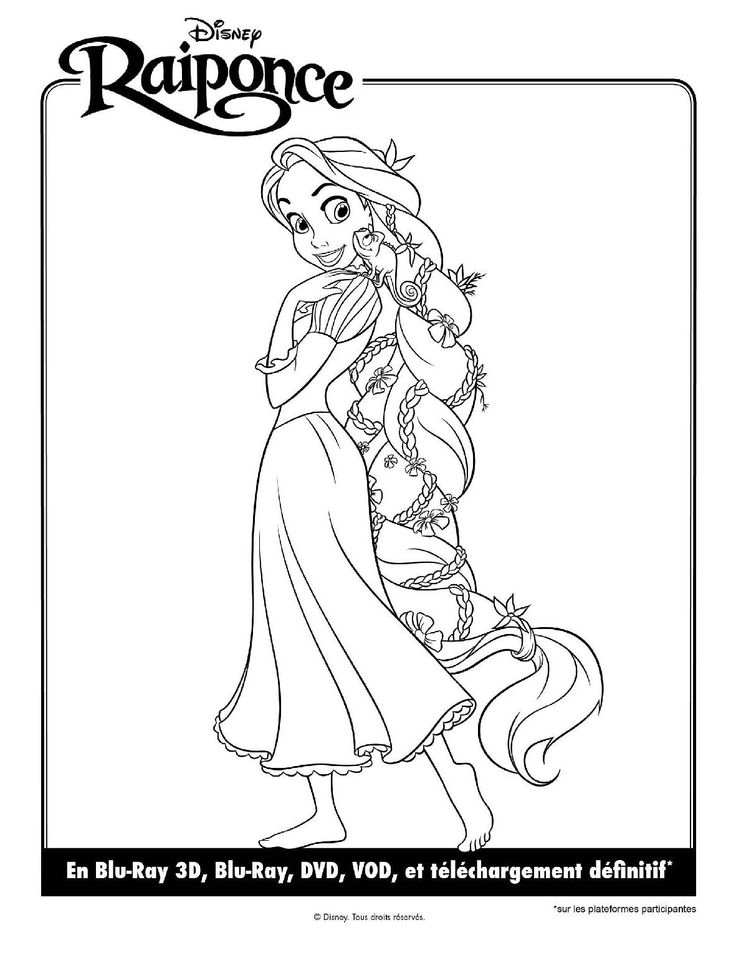 Coloriage Barbie Princesse Raiponce A Imprimer | Raiponce à Coloriage Barbie Princesse