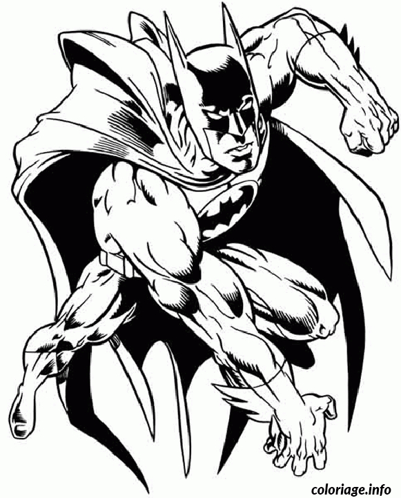 Coloriage Batman Attaque Dessin Batman À Imprimer serapportantà Coloriage Batman,