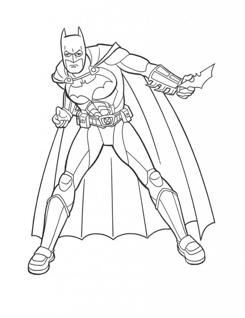 Coloriage Batman Gratuit À Imprimer Pour Les Enfants à Coloriage Batman,