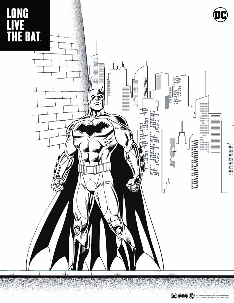 Coloriage Batman - Urban Comics concernant Coloriage Batman