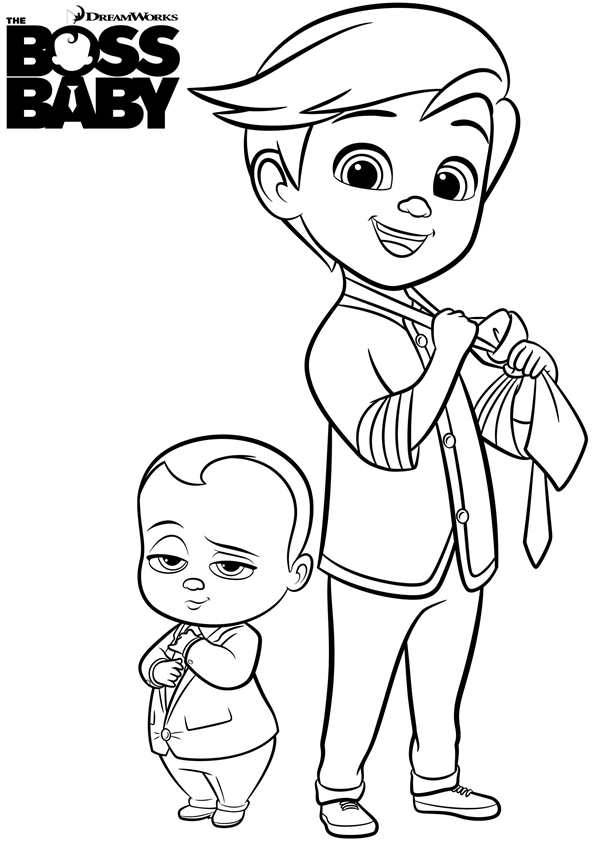 Coloriage Bébé Boss Gratuit À Imprimer à Coloriage 7 Ans À Imprimer