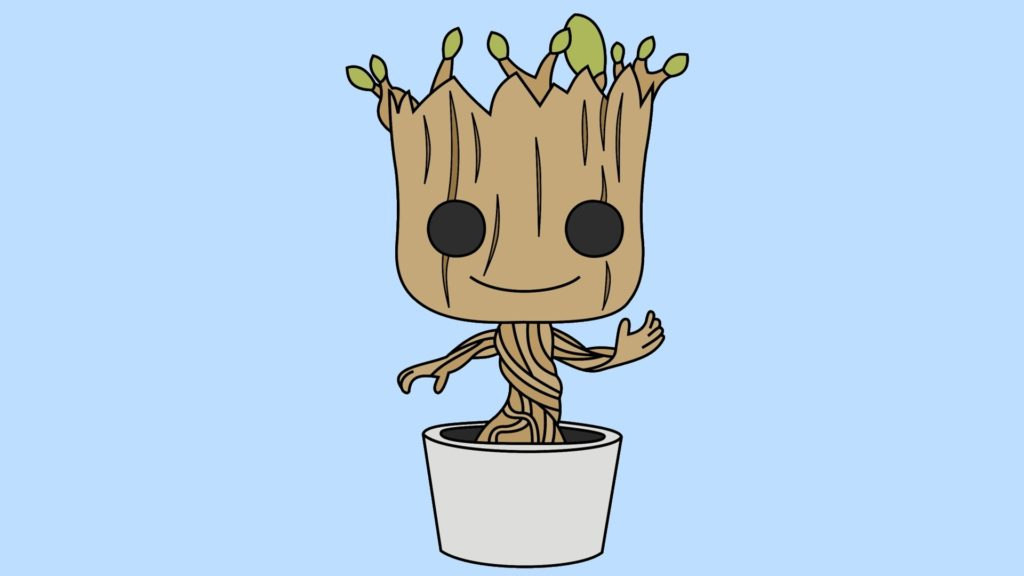 Coloriage Bebe Groot pour Coloriage Dessin Groot