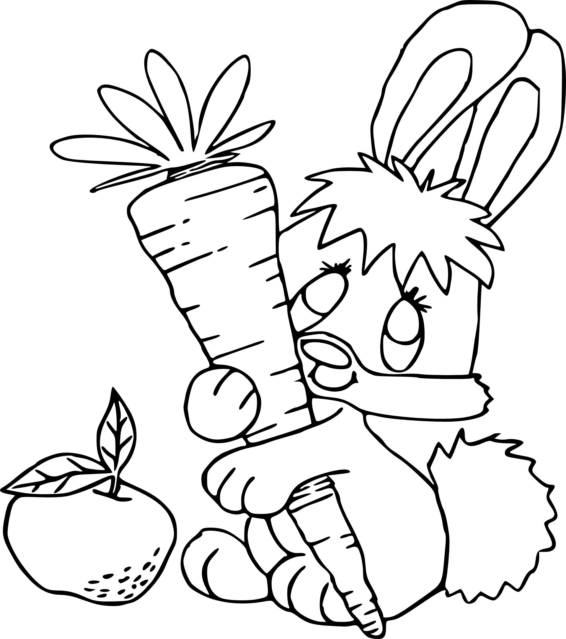 Coloriage Bebe Lapin À Imprimer dedans Coloriage Lapin,