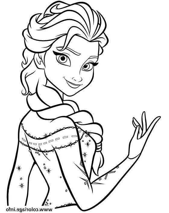 Coloriage Bébé Princesse Disney Beau Image Coloriage serapportantà Dessin Coloriage Elsa