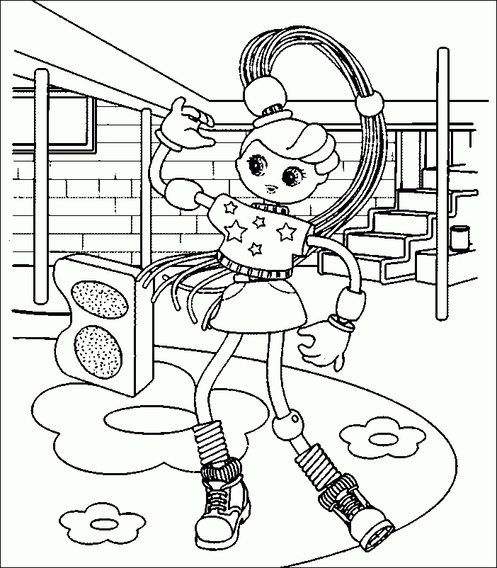 Coloriage Betty 1 concernant I Coloriage