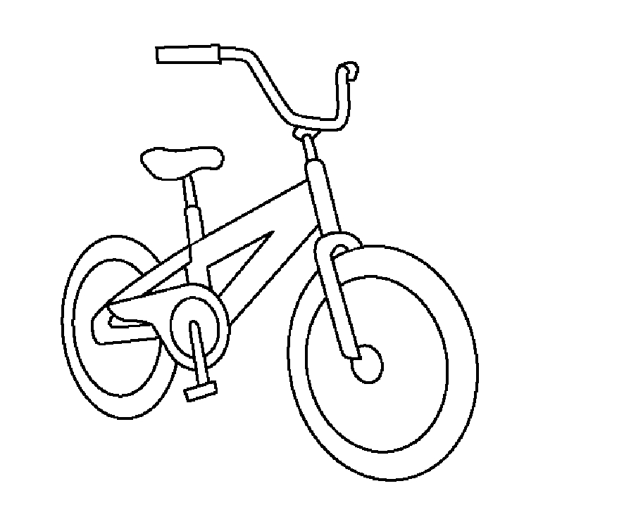 Coloriage Bicyclette / Vélo #136970 (Transport) - Album De tout Coloriage Dessin Velo