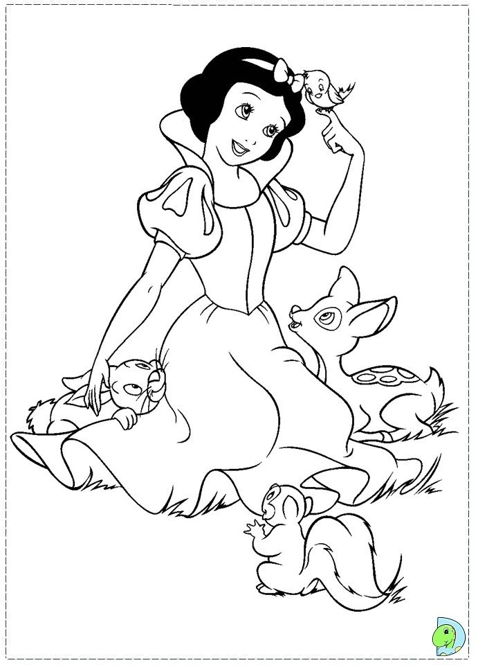 Coloriage Blanche Neige | Snow White Coloring Pages encequiconcerne Coloriage Blanche-Neige,