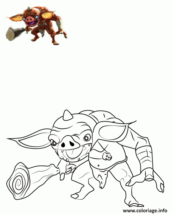 Coloriage Bokoblin Red Rouge Zelda À Imprimer En 2021 encequiconcerne Dessin Zelda