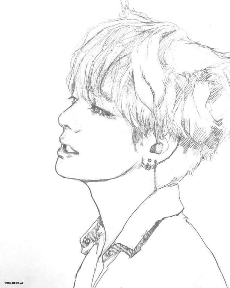 Coloriage Bts. Imprimer Gratuitement dedans V Dessin Bts