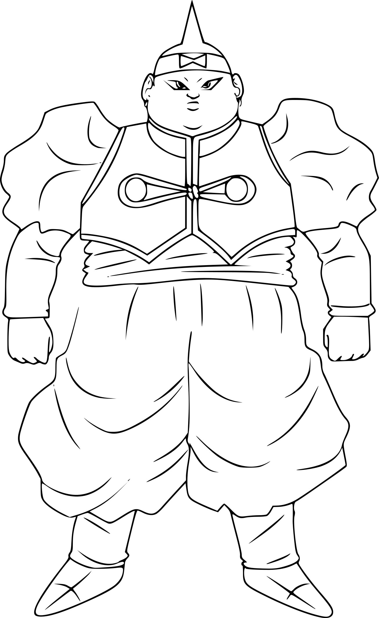 Coloriage C-19 Dbz À Imprimer à C Dessin