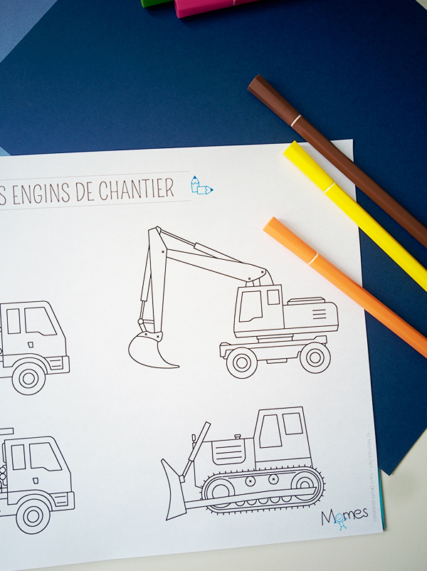 Coloriage Camion | Momes encequiconcerne Coloriage À Imprimer Travaux Publics