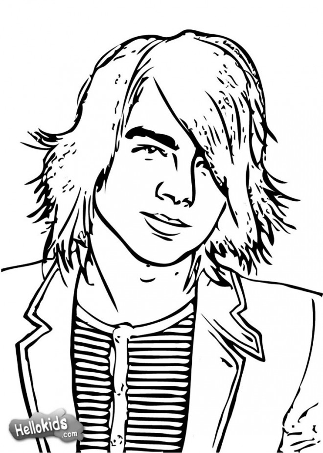 Coloriage Camp Rock Gratuit À Imprimer tout Dessin Rock N Roll Facile