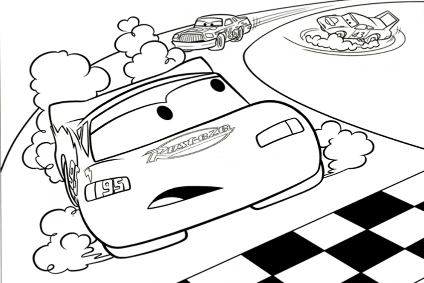 Coloriage Cars Et Cars 2 (Et Dessins De Flash Mc Queen pour Coloriage Cars