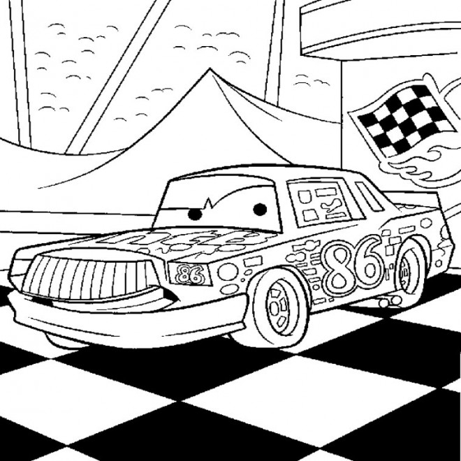 Coloriage Cars Greg Candyman Dessin Gratuit À Imprimer destiné Coloriage Voiture Dessin Animé Cars,