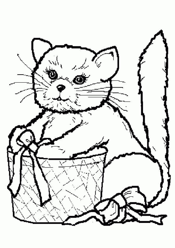 Coloriage Chat 10 Sur Hugolescargot intérieur Coloriage Chat,