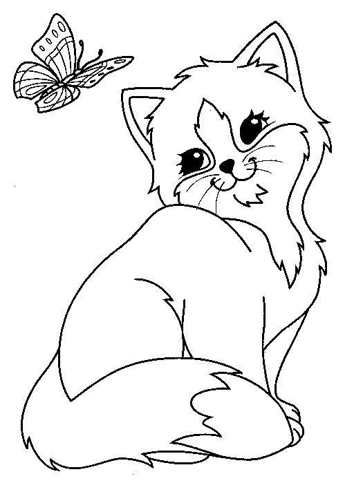 Coloriage Chat Gratuit À Imprimer intérieur Coloriage Dessin À Imprimer