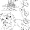 Coloriage Chateau Princesse In 2020 | Kleurplaten pour Dessin 0 Colorier Princesse