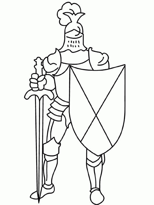 Coloriage Chevalier - Recherche Google | Medieval dedans Dessin Moyen Age Imprimer