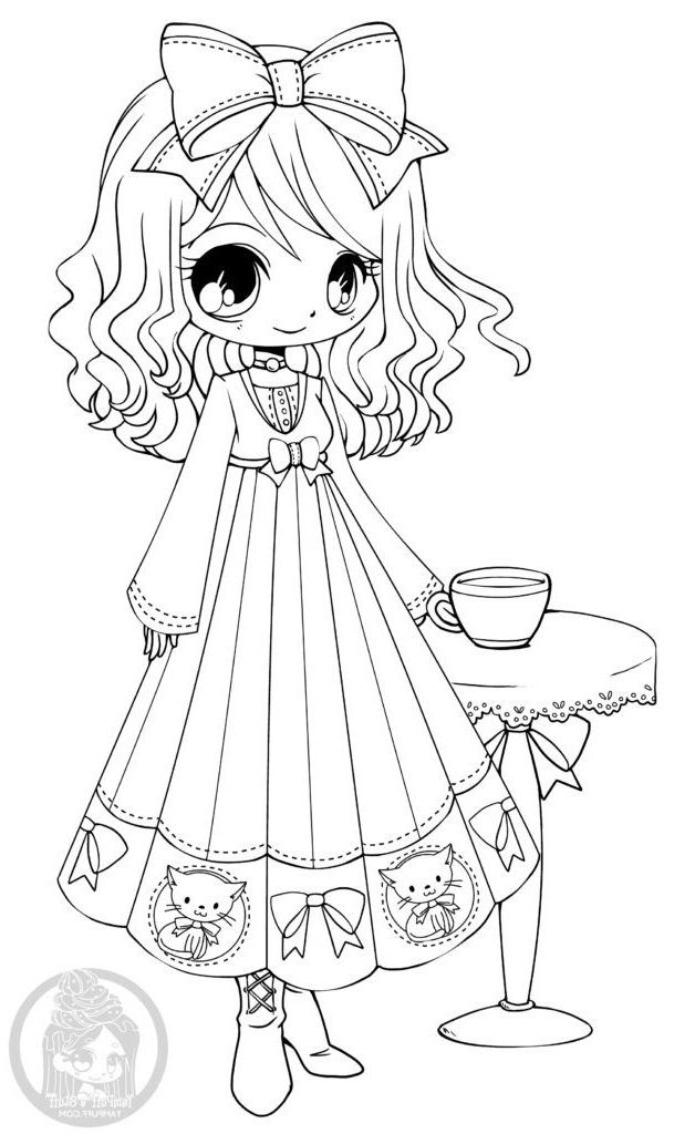 Coloriage Chibi Princesse Unique Photos Dessin Chibi À concernant Coloriage Dessin De Fille