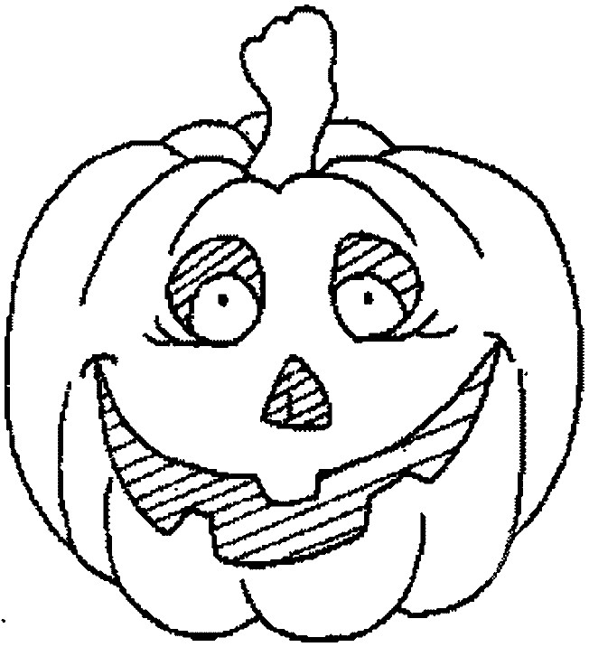 Coloriage Citrouille D&amp;#039;Halloween Horreur Dessin Gratuit À avec Coloriage Horreur,