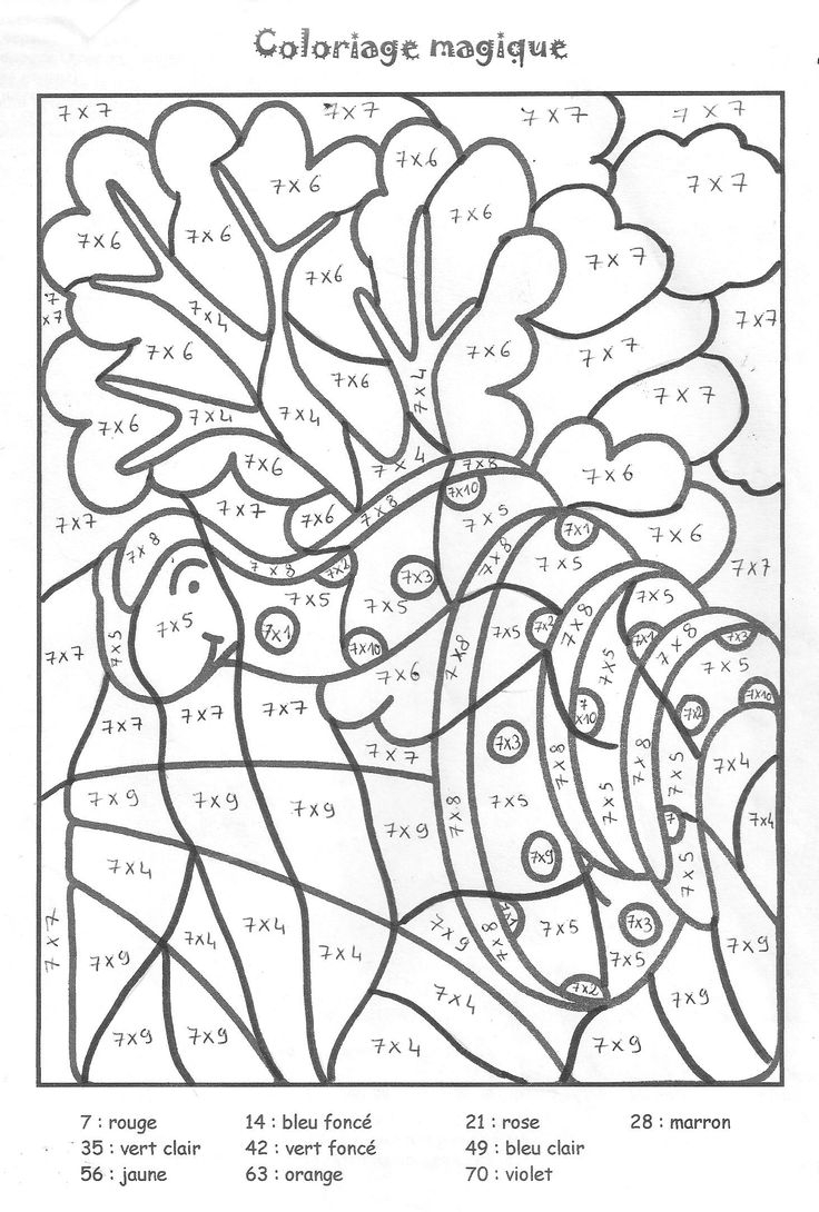 Coloriage Codé Formes Maternelle | 30000 ++ Collections De pour Coloriage Magique 0 À 20