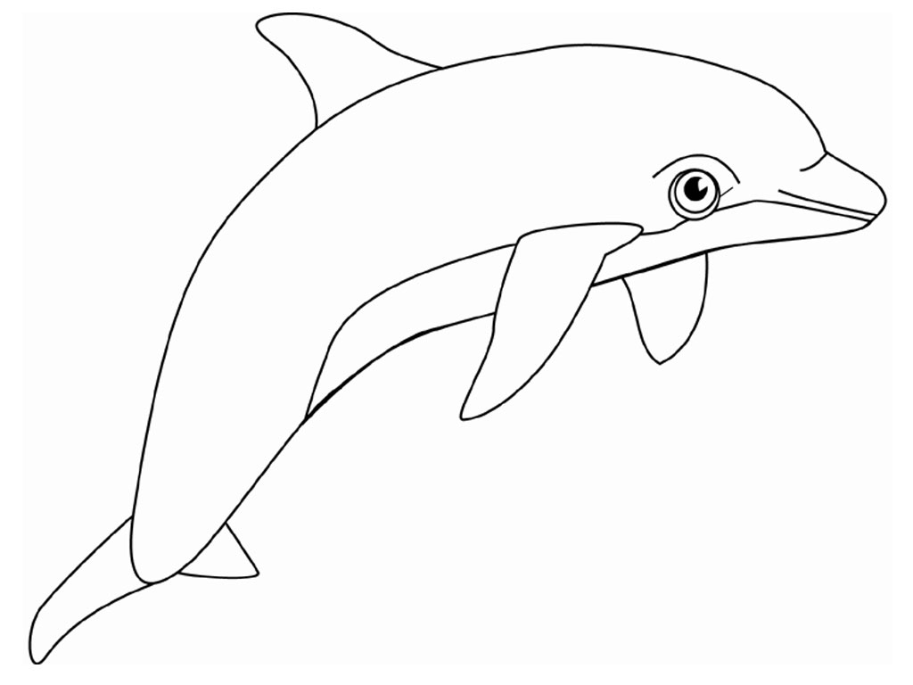 Coloriage Dauphin #5098 (Animaux) - Album De Coloriages avec Coloriage Dauphin