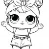 Coloriage Dawn Lol Doll From Opposites Bluc Series 3 Wave avec Coloriage Lol,