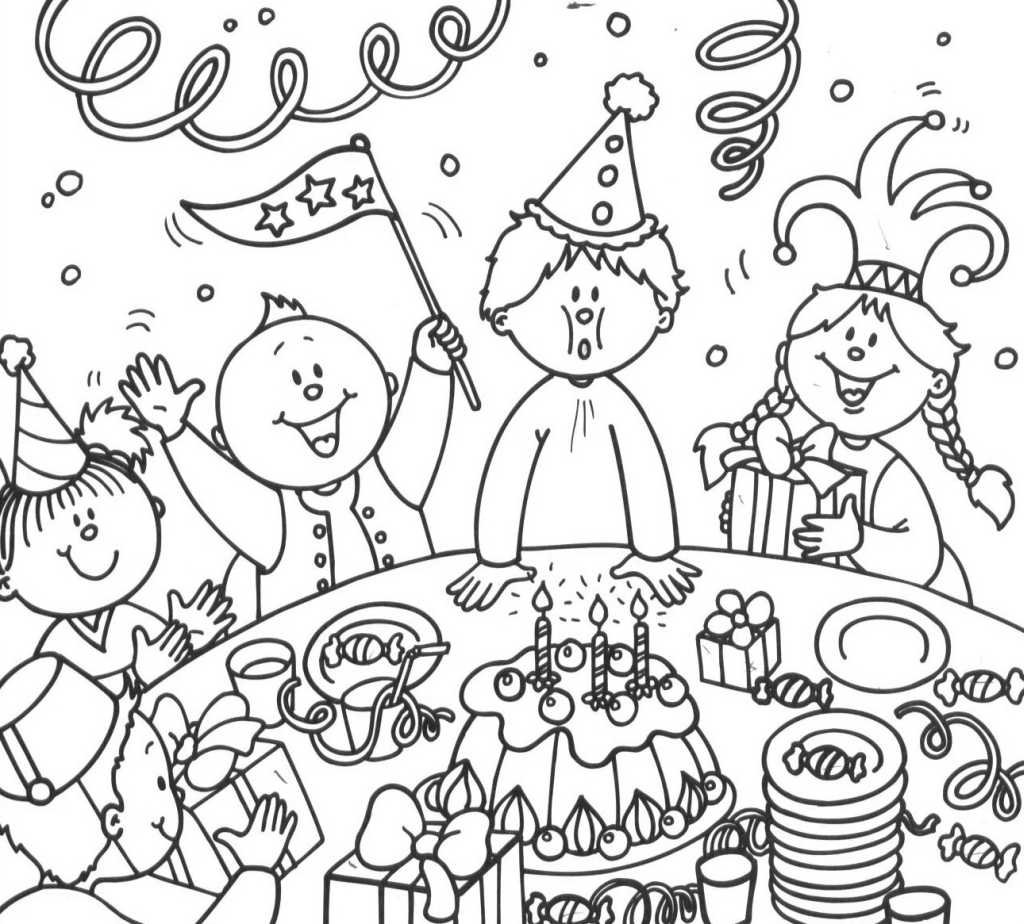 Coloriage De Anniversaire À Télécharger - Coloriage avec Coloriage Anniversaire 6 Ans