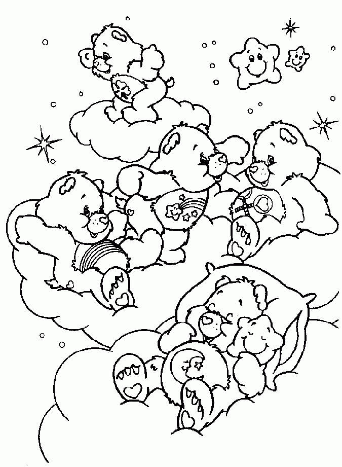 Coloriage De Bisounours À Colorier Pour Enfants destiné Y Coloriage