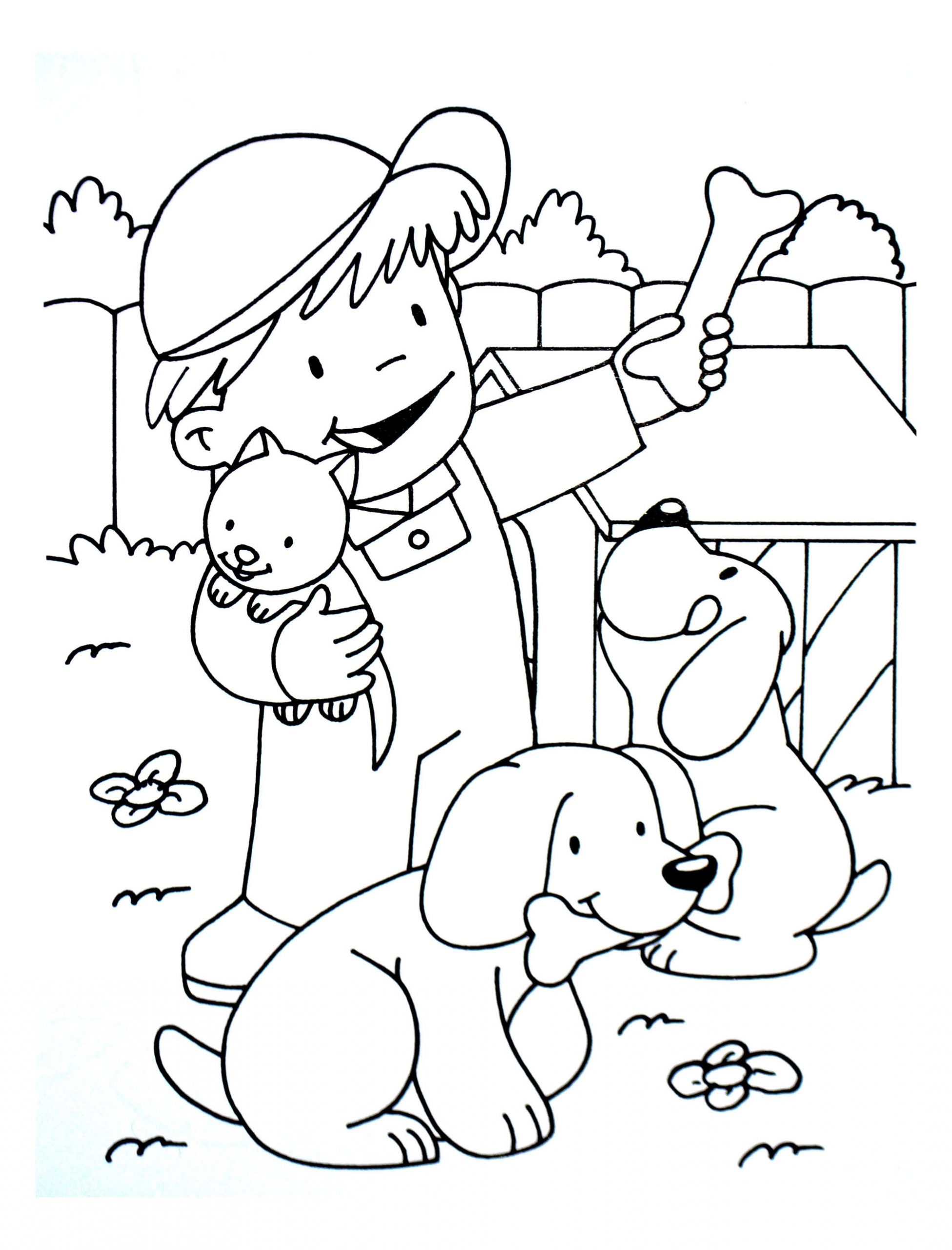 Coloriage De Chat À Imprimer Gratuitement - Coloriages De destiné Coloriage Chat,