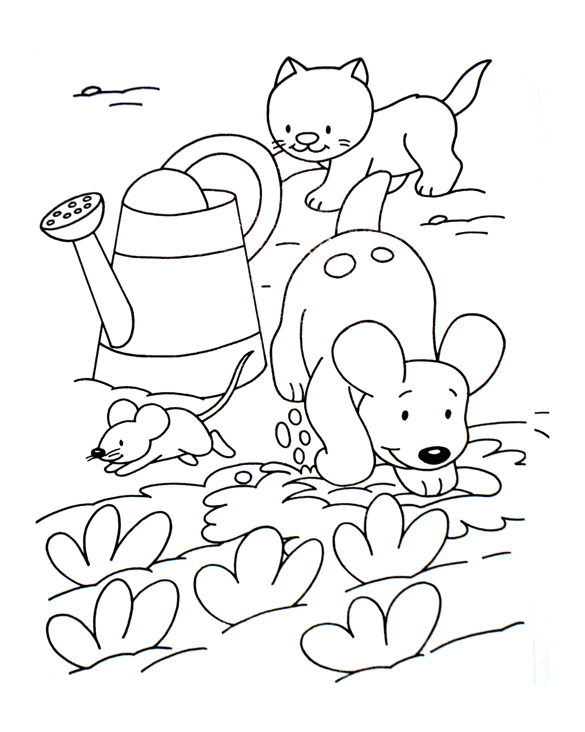 Coloriage De Chat À Télécharger Gratuitement - Coloriages avec Coloriage 4 Ans À Imprimer Gratuit Pdf