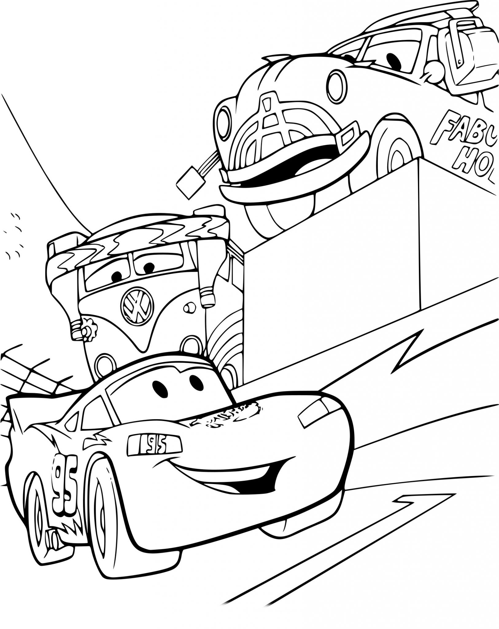 Coloriage De Flash Mcqueen - Primanyc destiné Coloriage Dessin Flash Mcqueen