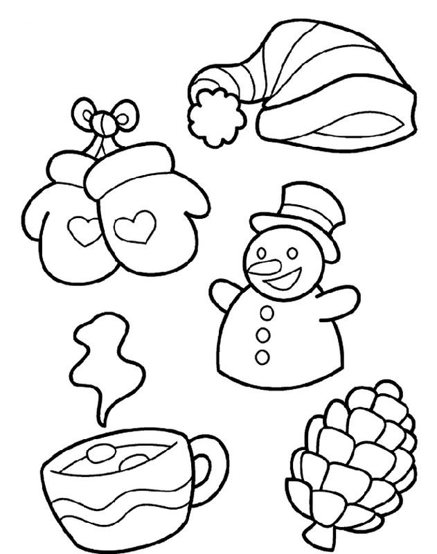 Coloriage De Hiver Et Neige, Dessin Coloriages D Hiver À concernant Coloriage D&amp;#039;Hiver,