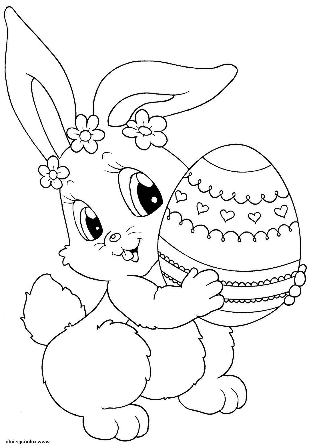 Coloriage De Lapin À Imprimer Beau Stock Coloriage Lapin encequiconcerne Dessin Lapin De Pâques Facile,