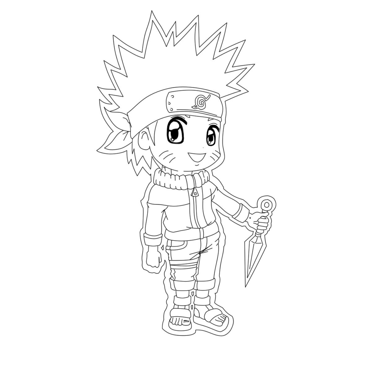 Coloriage De Naruto Shippuden A Imprimer - Gratuit Coloriage destiné Dessin Naruto Shippuden