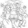 Coloriage De Noel Princesse Blanche Neige | Coloriage Noel avec Coloriage Dessin Disney A Imprimer