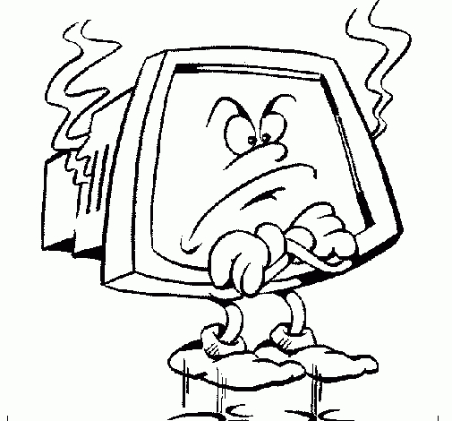 Coloriage De Ordinateur 2A Pour Colorier - Coloritou tout Coloriage Ordinateur,