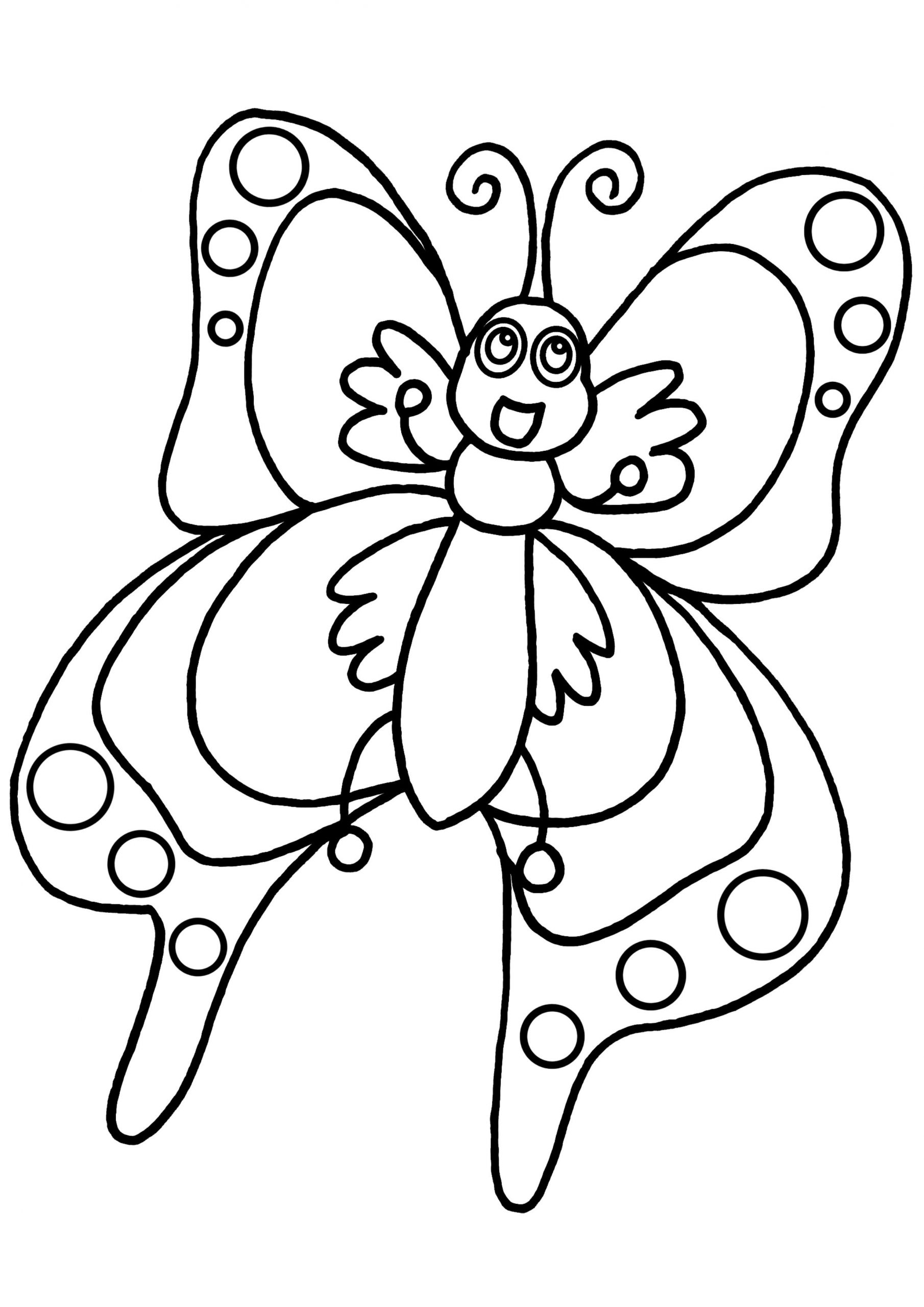 Coloriage De Papillon A Imprimer Gratuit - Gratuit Coloriage tout Dessin Animé De Coloriage