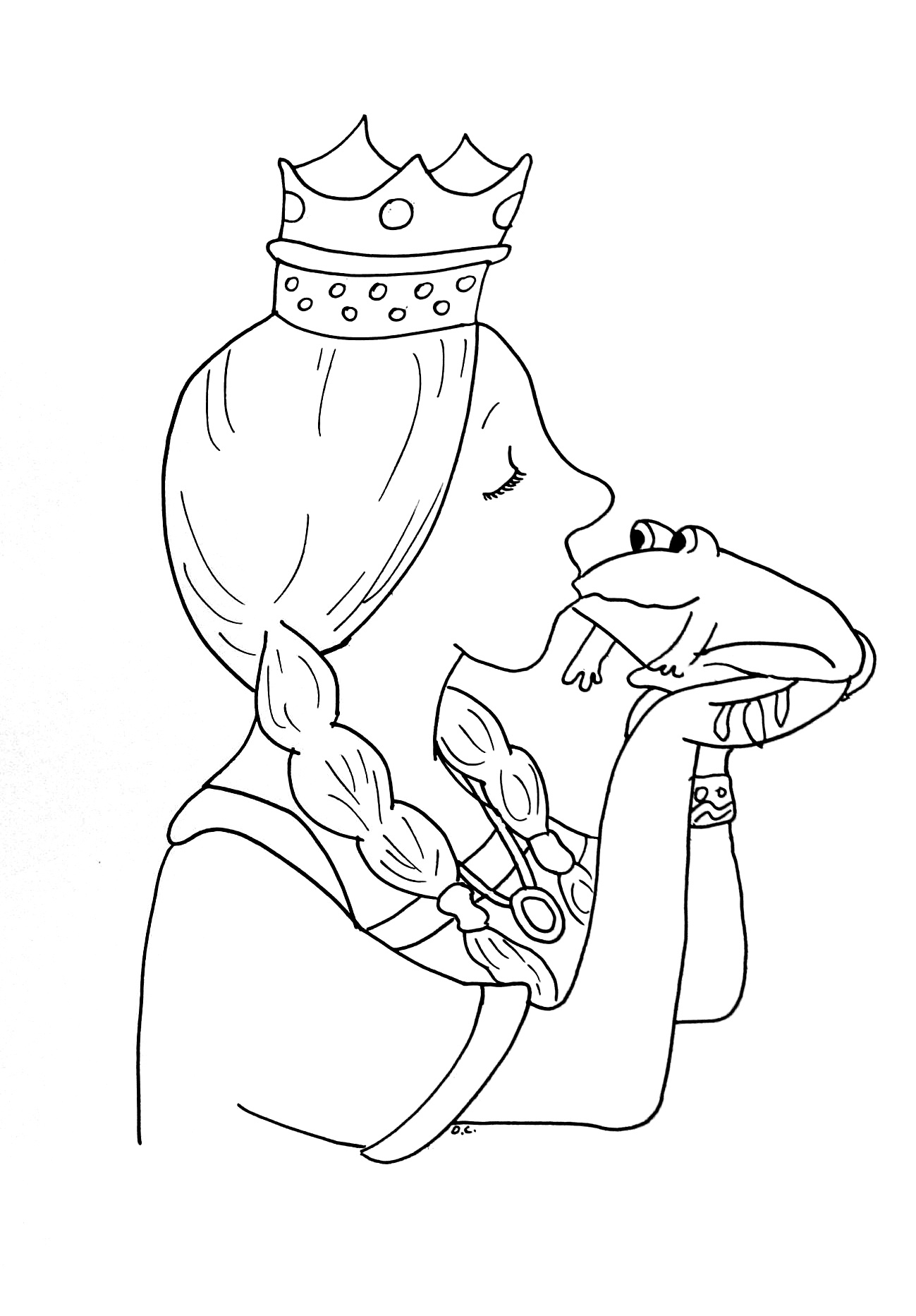 Coloriage De Princesse Pour Enfants - Coloriage Princesses avec Coloriage De Princesse,