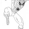 Coloriage De Spiderman À Colorier Pour Enfants - Coloriage dedans Dessin De Spiderman,