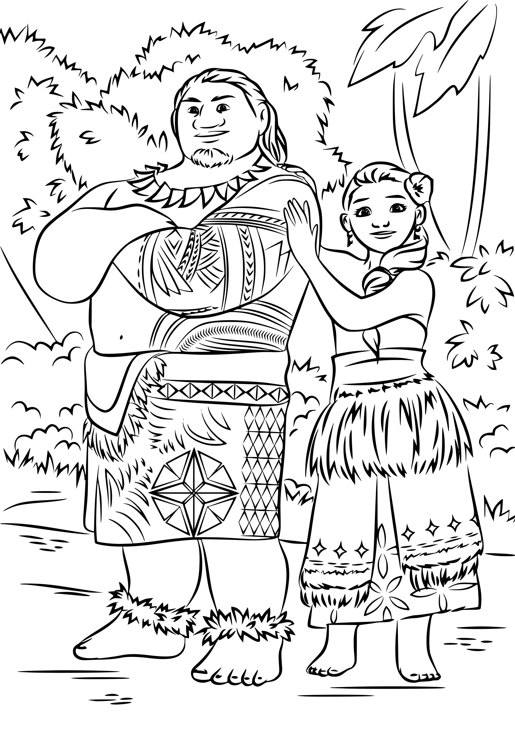 Coloriage De Vaiana À Imprimer Sur Coloriage De encequiconcerne Dessin Coloriage Vaiana