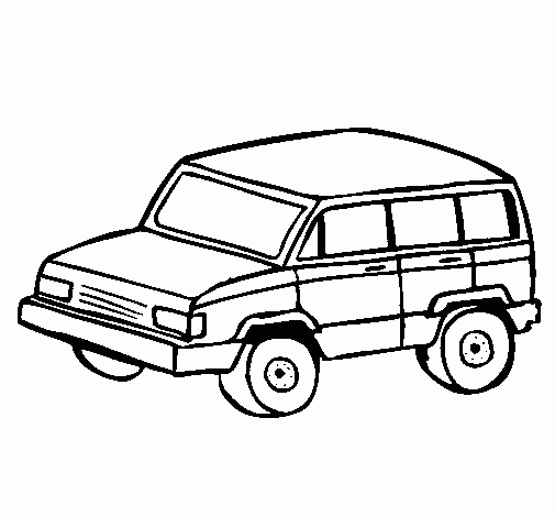 Coloriage De Voiture 4X4 Pour Colorier - Coloritou encequiconcerne Coloriage De 4X4