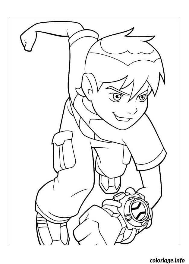 Coloriage Dessin Ben 10 70 Dessin Ben 10 À Imprimer intérieur Coloriage Ben 10,