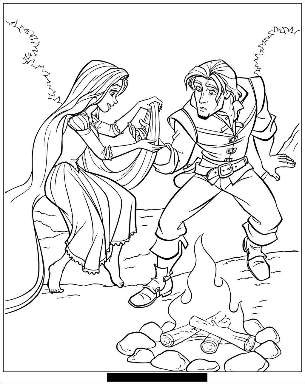 Coloriage Disney A Imprimer Raiponce - Coloriage Imprimer encequiconcerne Coloriage Raiponce,