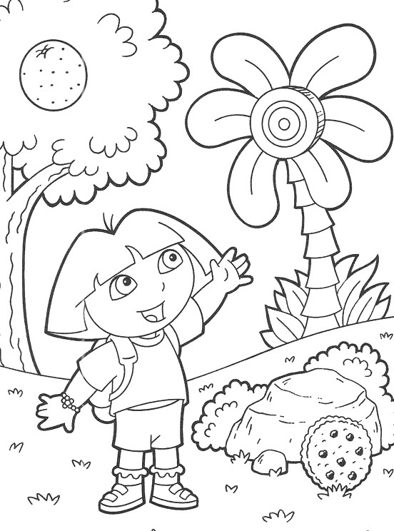 Coloriage Dora L&amp;#039;Exploratrice #29994 (Dessins Animés serapportantà Coloriage Dora L&amp;amp;#039;Exploratrice