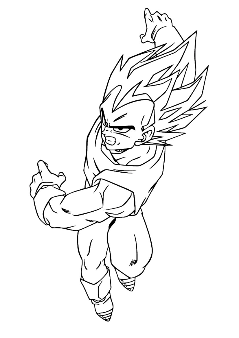 Coloriage Dragon Ball Z | 20 Images À Imprimer Gratuitement avec Coloriage Dragon Ball