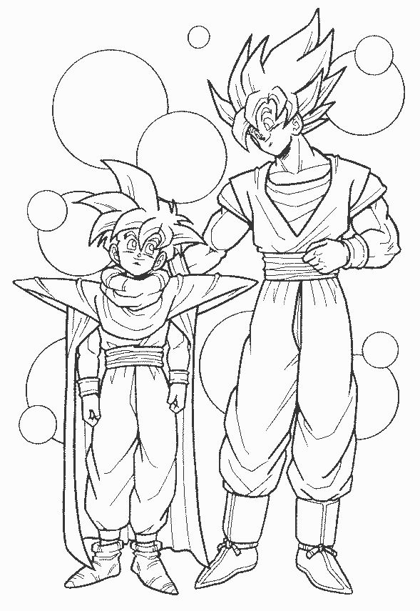 Coloriage Dragon Ball Z #38544 (Dessins Animés) - Album De encequiconcerne Dragon Ball Z Dessin