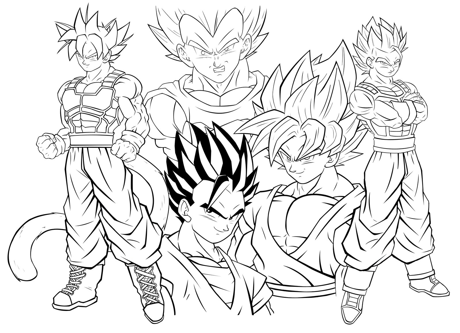 Coloriage Dragon Ball Z #38781 (Dessins Animés) - Album De encequiconcerne Dragon Ball Z Dessin